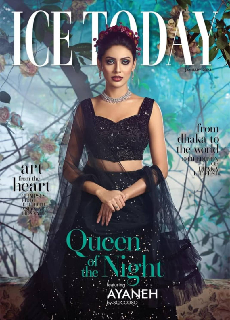 Jessia Islam featured on the Ice Today cover from January 2023