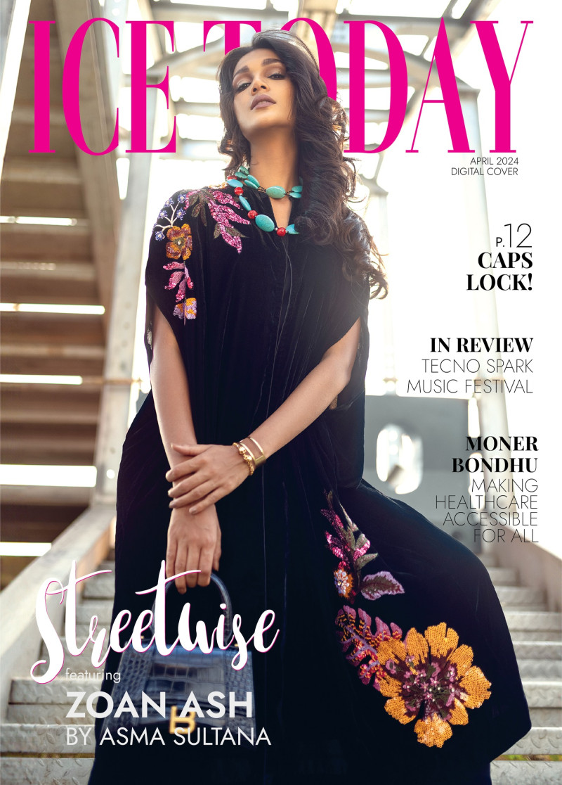 Shirin Akther Shela featured on the Ice Today cover from April 2024
