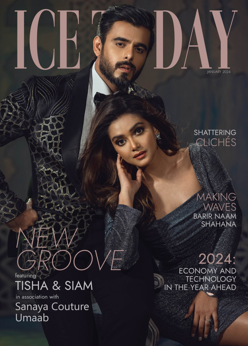 Tanjin Tisha, Siam Ahmed featured on the Ice Today cover from January 2024