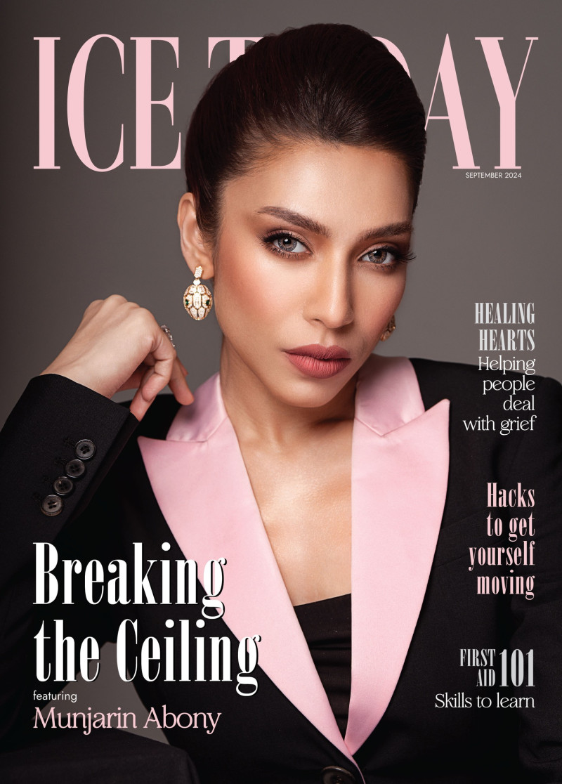 Munjarin Abony featured on the Ice Today cover from September 2024