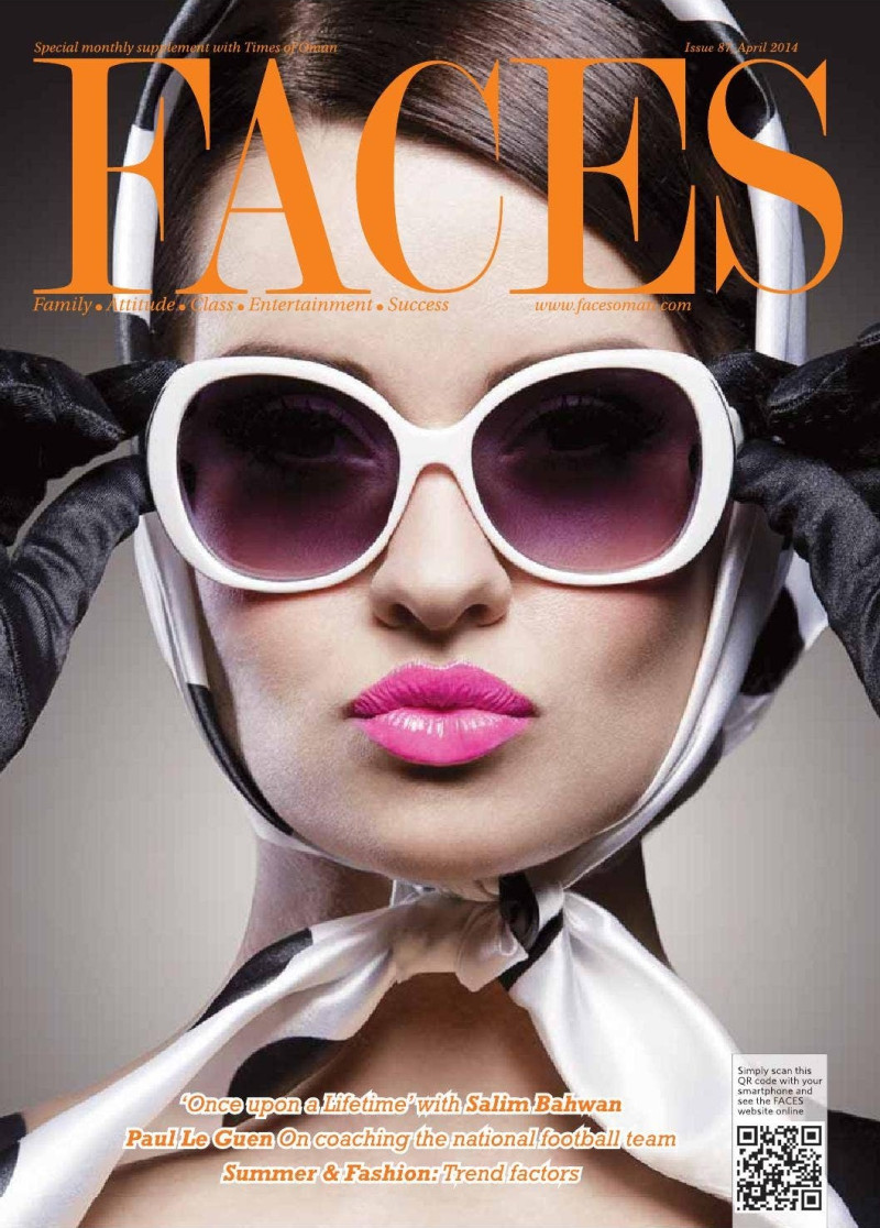  featured on the Faces Oman cover from April 2014