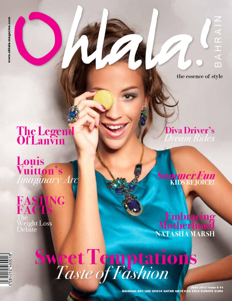 Alexandra Pianka featured on the Ohlala Bahrain cover from June 2012