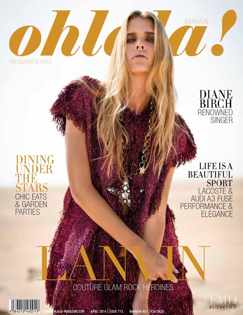  featured on the Ohlala Bahrain cover from April 2014