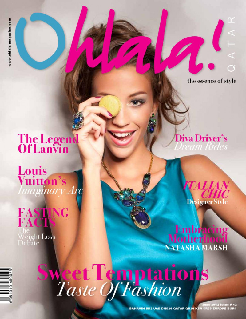 Alexandra Pianka featured on the Ohlala Qatar cover from June 2012