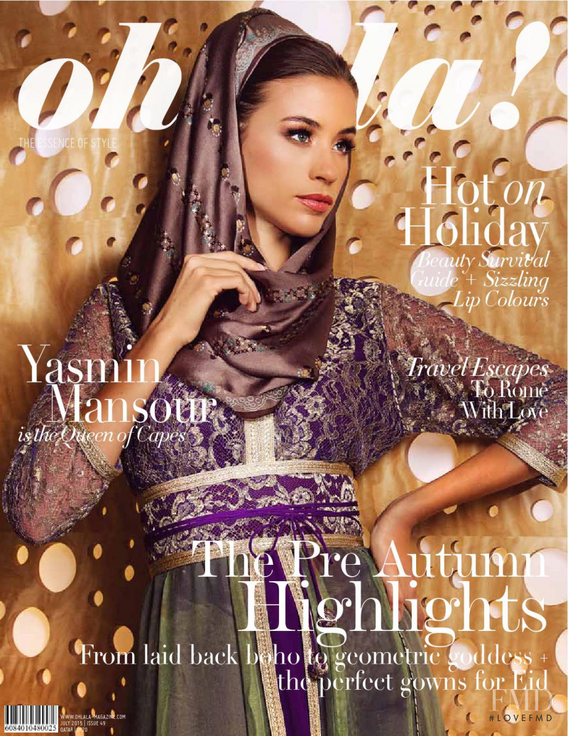 Alexandra Pianka featured on the Ohlala Qatar cover from July 2015