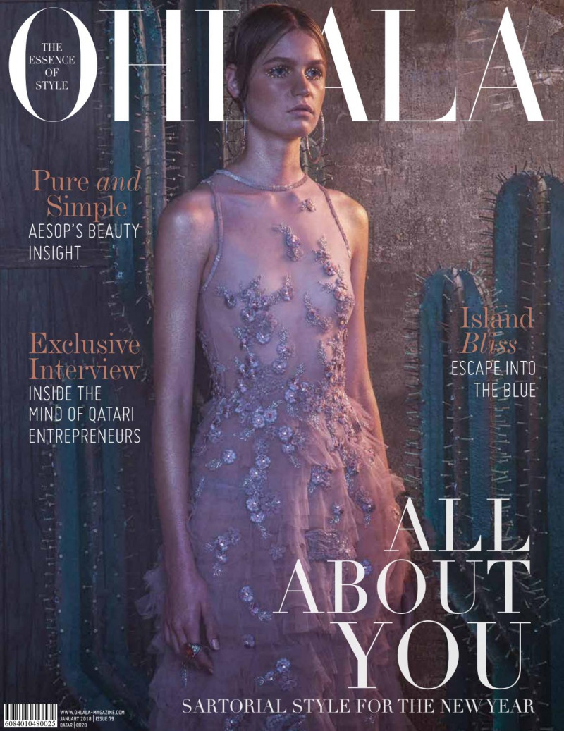  featured on the Ohlala Qatar cover from January 2018