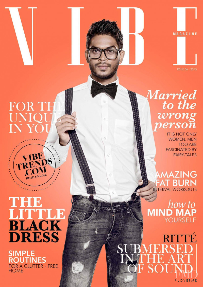 Hassan Adham featured on the Vibe Maldives cover from March 2015