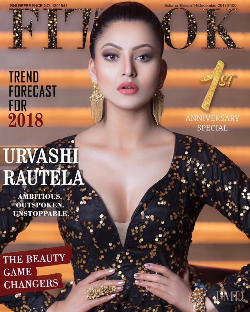 Urvashi Rautela featured on the Fit Look cover from December 2017