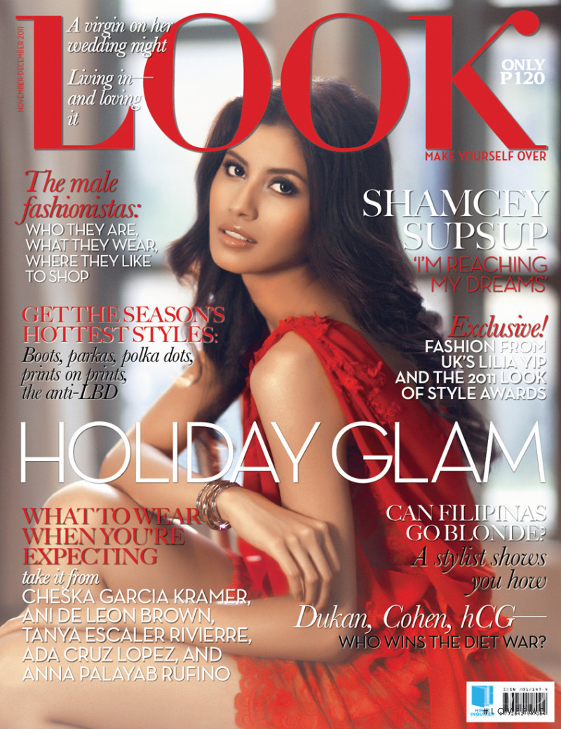 Shamcey Supsup featured on the Look India cover from November 2011