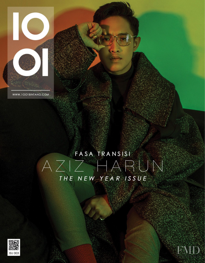 Aziz Harun featured on the 1001 Magazine screen from May 2018