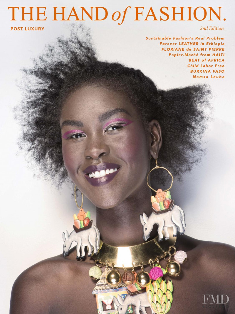 Mary Mojo Maguet featured on the The Hand of Fashion cover from October 2015