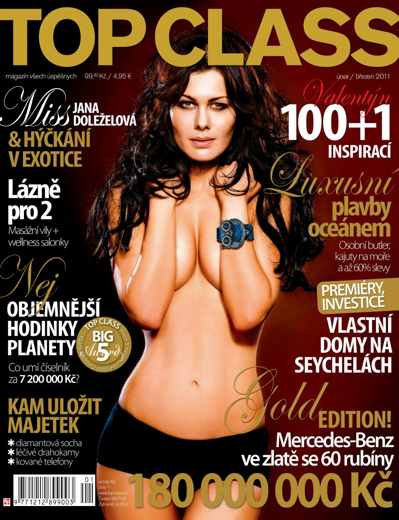 Jana Dolezelova featured on the Top Class cover from February 2011