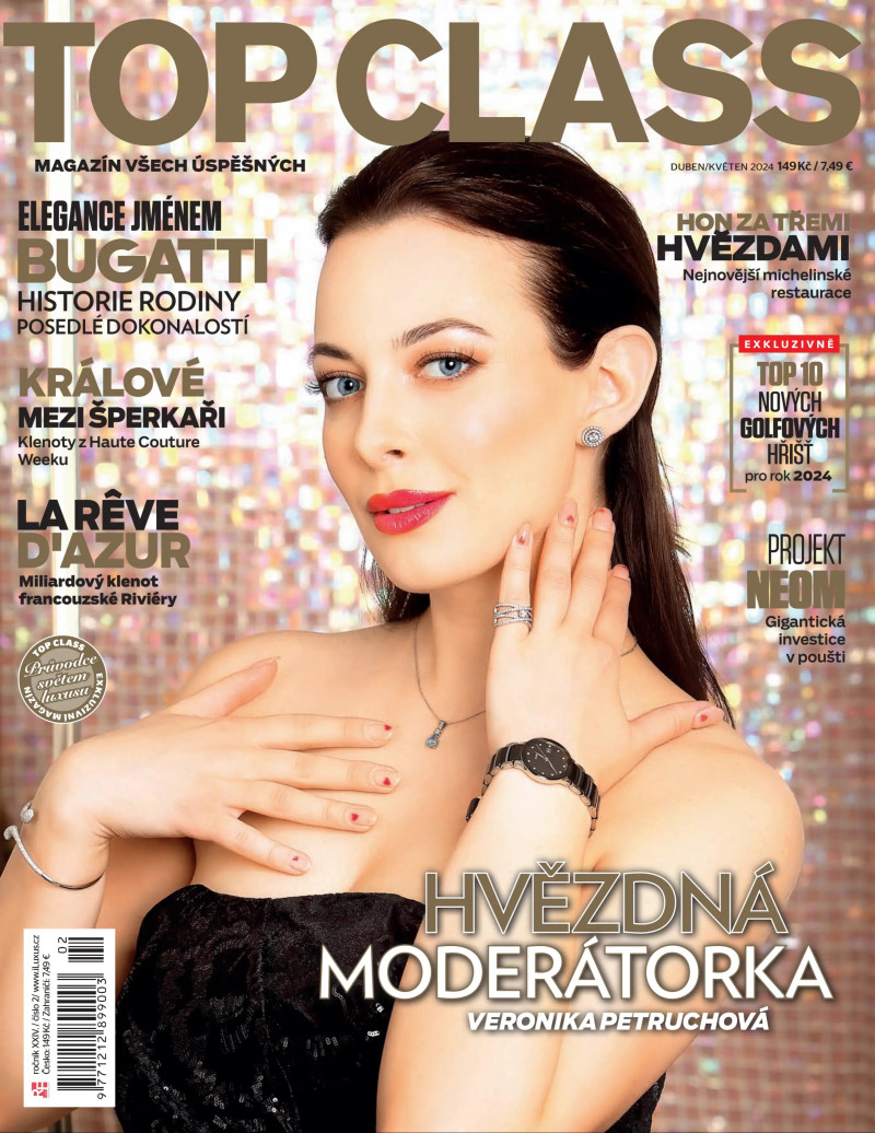 Veronika Petruchova featured on the Top Class cover from April 2024
