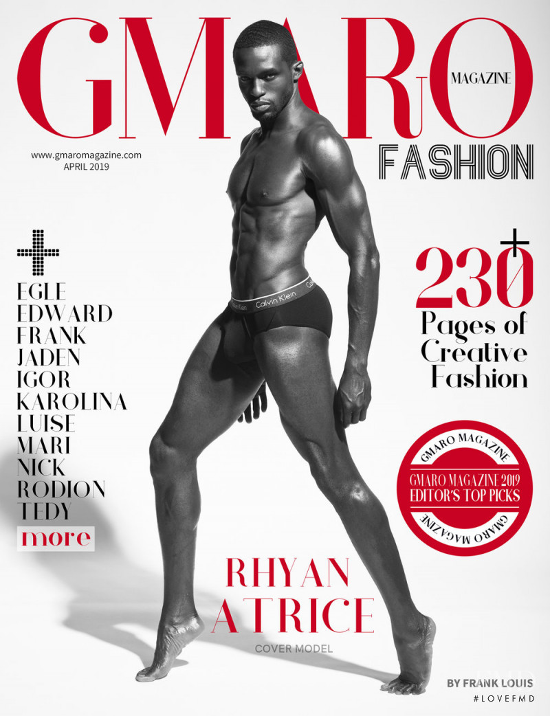 Rhyan Atrice featured on the Gmaro Magazine cover from April 2019