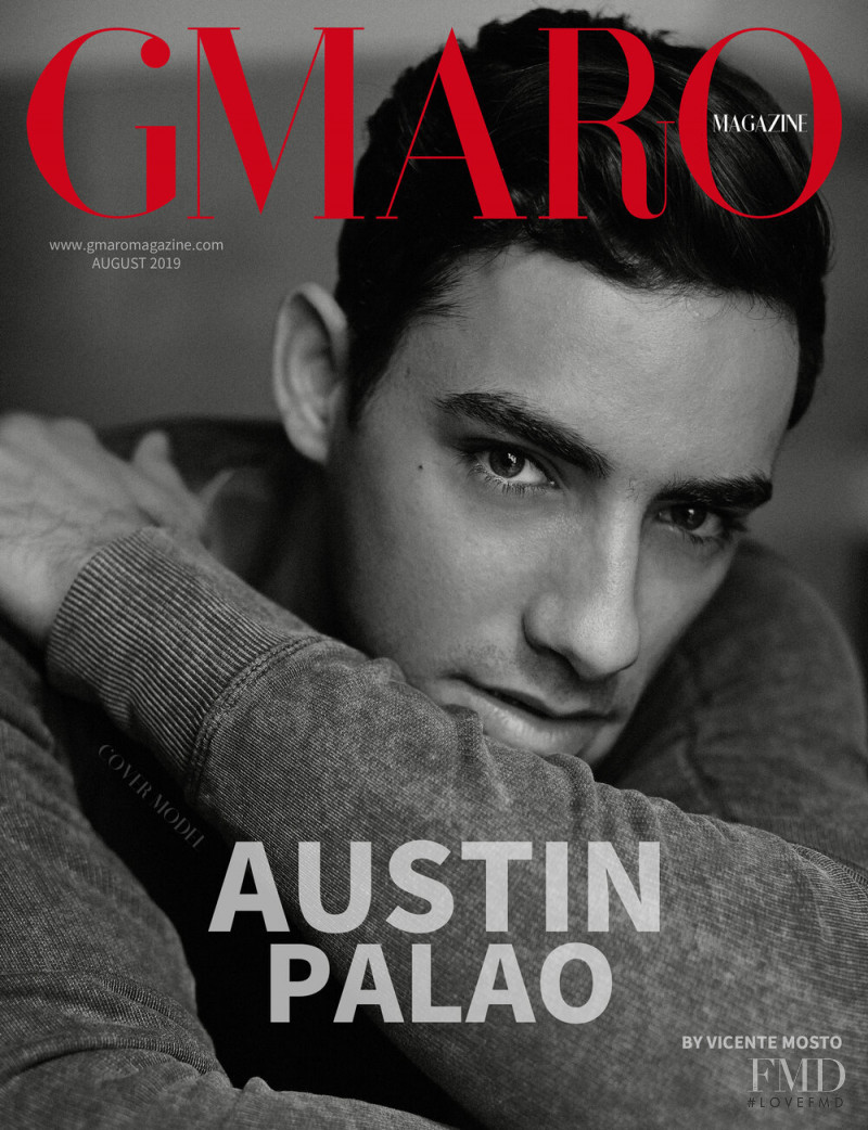 Austin Palao featured on the Gmaro Magazine cover from August 2019