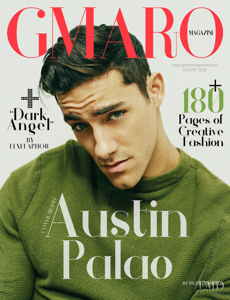 Austin Palao featured on the Gmaro Magazine cover from August 2019
