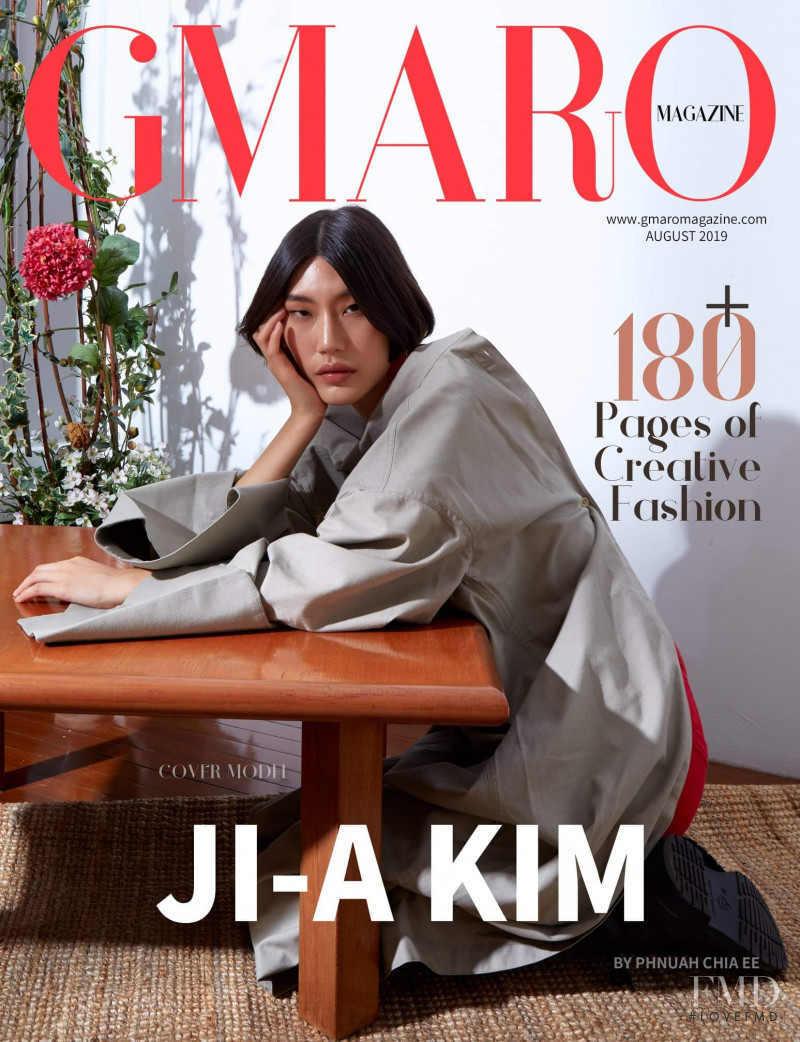 Ji-A Kim featured on the Gmaro Magazine cover from August 2019