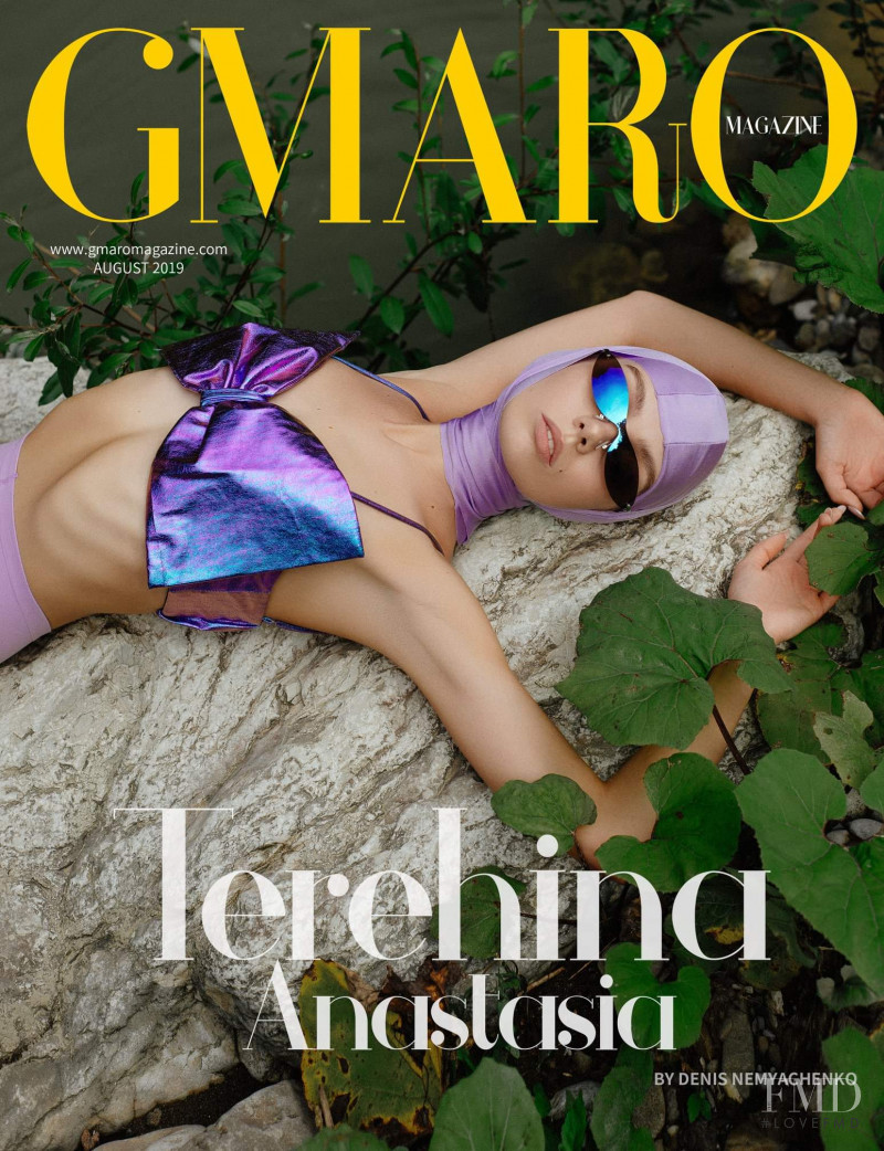 Anastasia Terehina featured on the Gmaro Magazine cover from August 2019