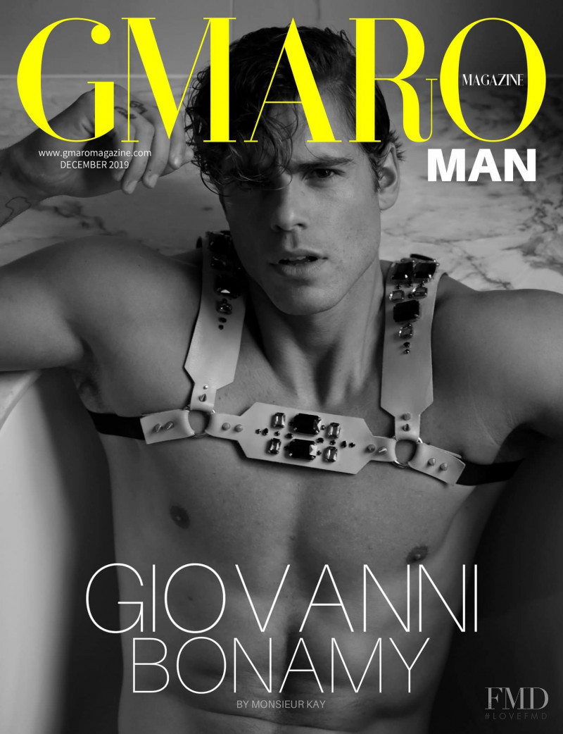 Giovanni Bonamy featured on the Gmaro Magazine cover from December 2019