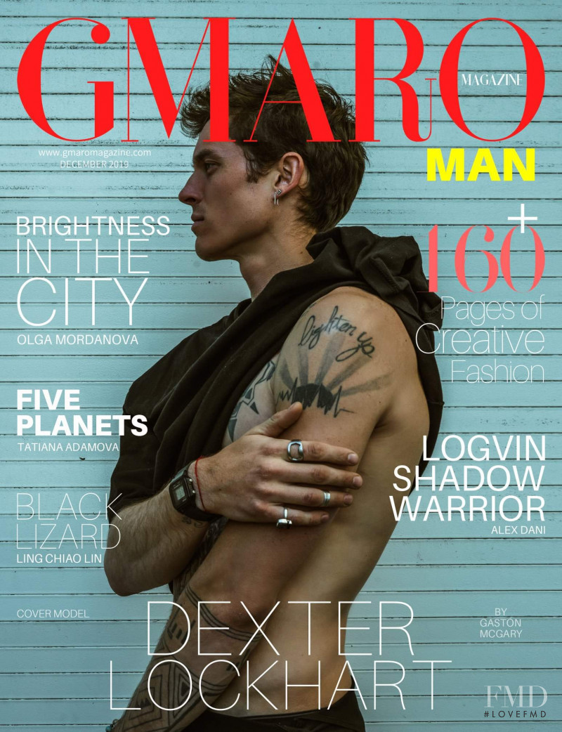 Dexter Lockhart featured on the Gmaro Magazine cover from December 2019