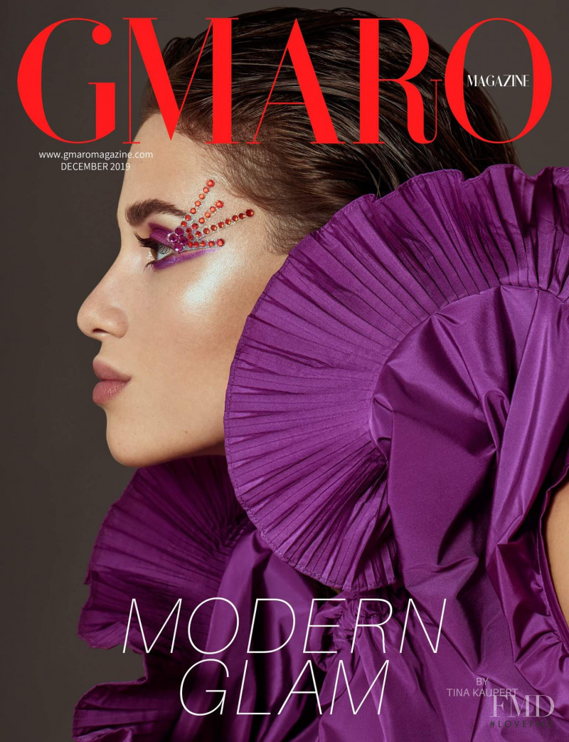 Carla Hahn featured on the Gmaro Magazine cover from December 2019