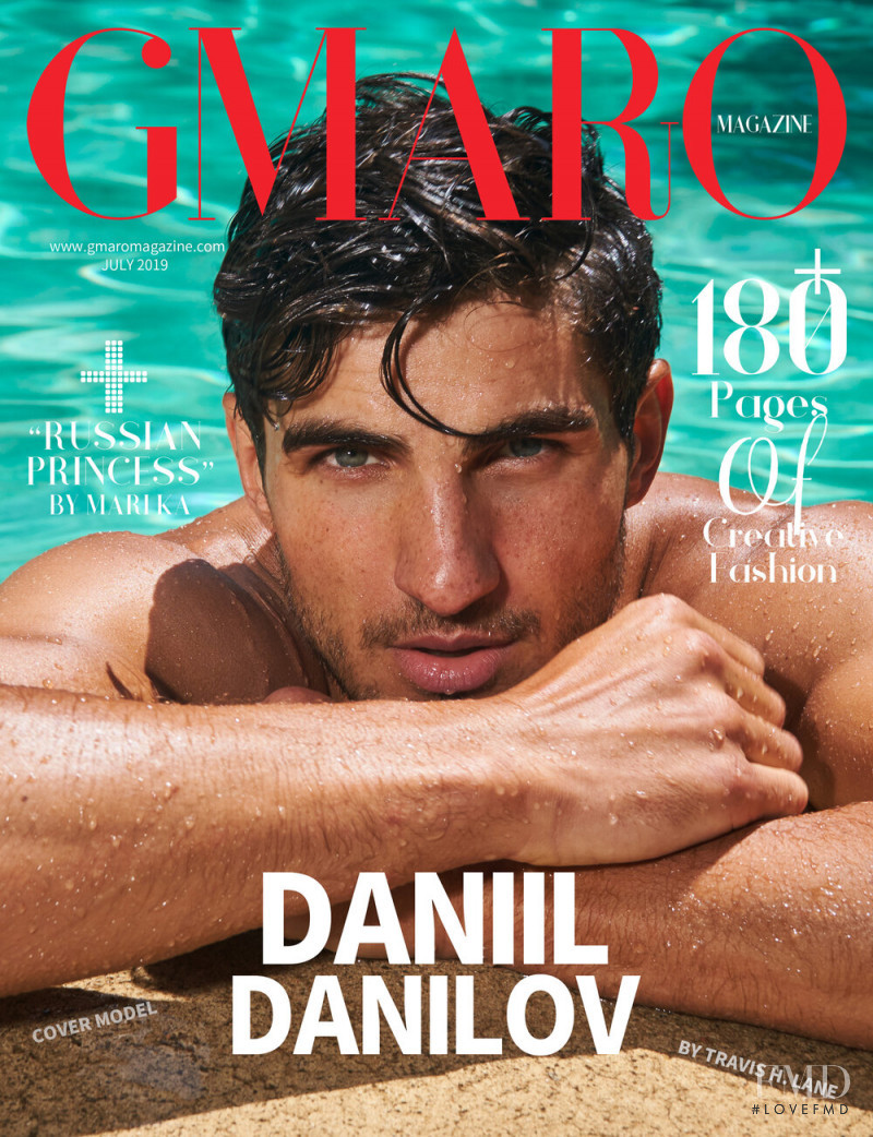 Daniil Danilov featured on the Gmaro Magazine cover from July 2019