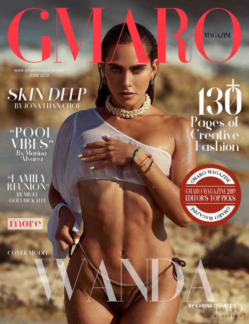 Wanda Grandi featured on the Gmaro Magazine cover from June 2019