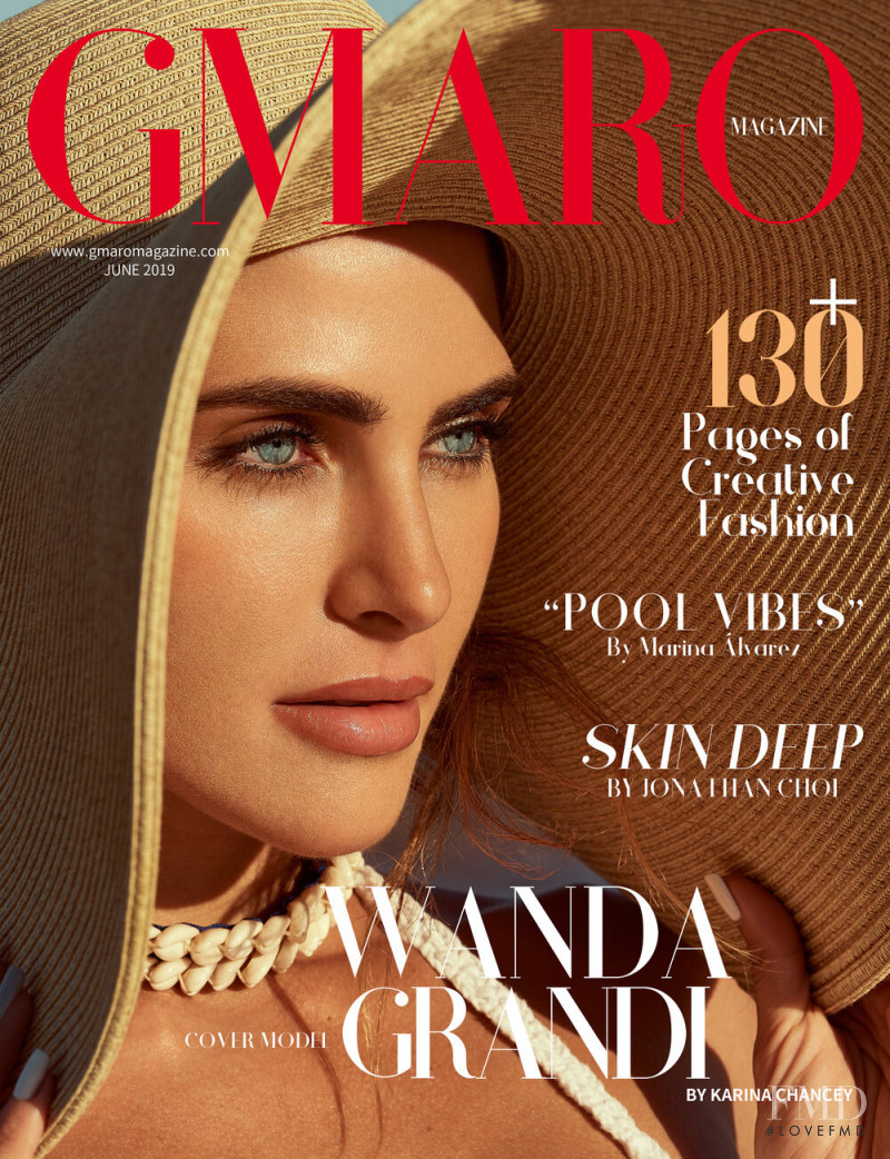 Wanda Grandi featured on the Gmaro Magazine cover from June 2019