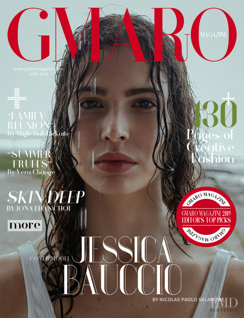 Jessica Bauccio featured on the Gmaro Magazine cover from June 2019