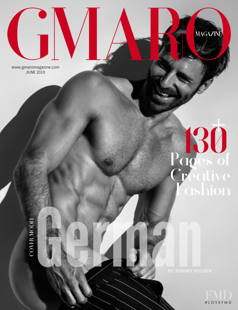 German Fontanini featured on the Gmaro Magazine cover from June 2019