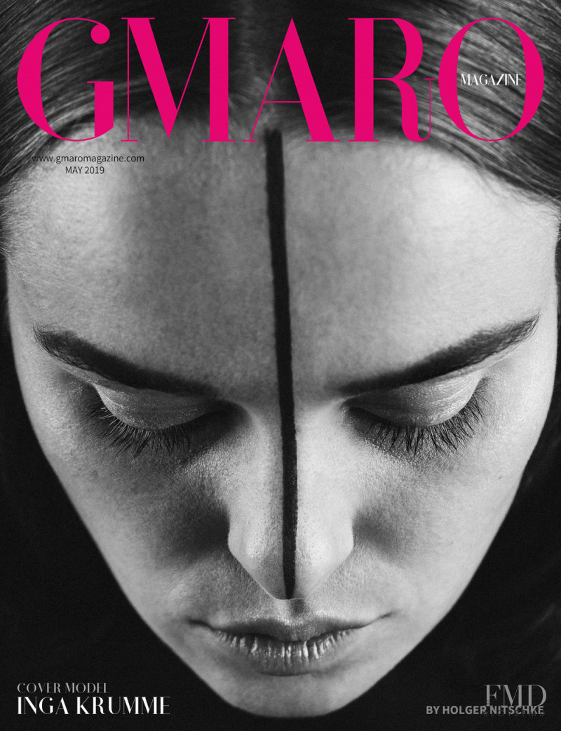 Inga Krumme featured on the Gmaro Magazine cover from May 2019