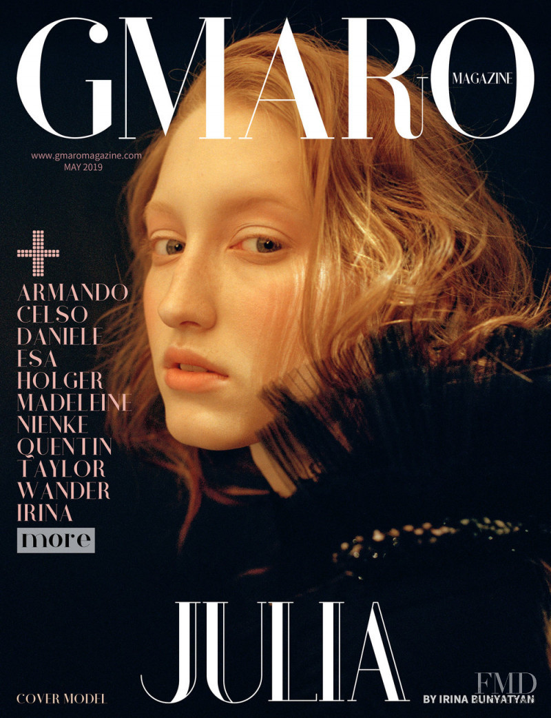 Julia featured on the Gmaro Magazine cover from May 2019