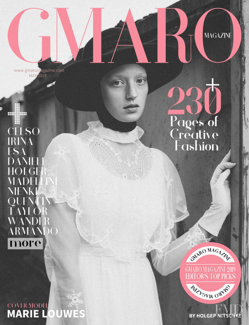 Marie Louwes featured on the Gmaro Magazine cover from May 2019