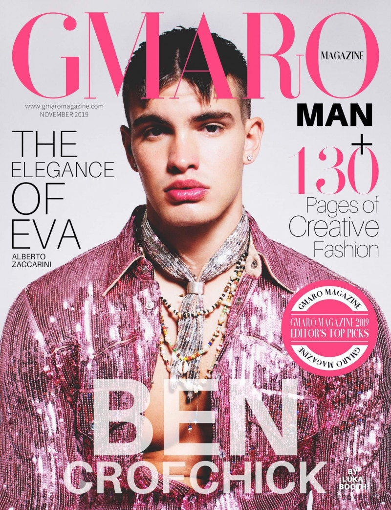 Ben Crofchick featured on the Gmaro Magazine cover from November 2019