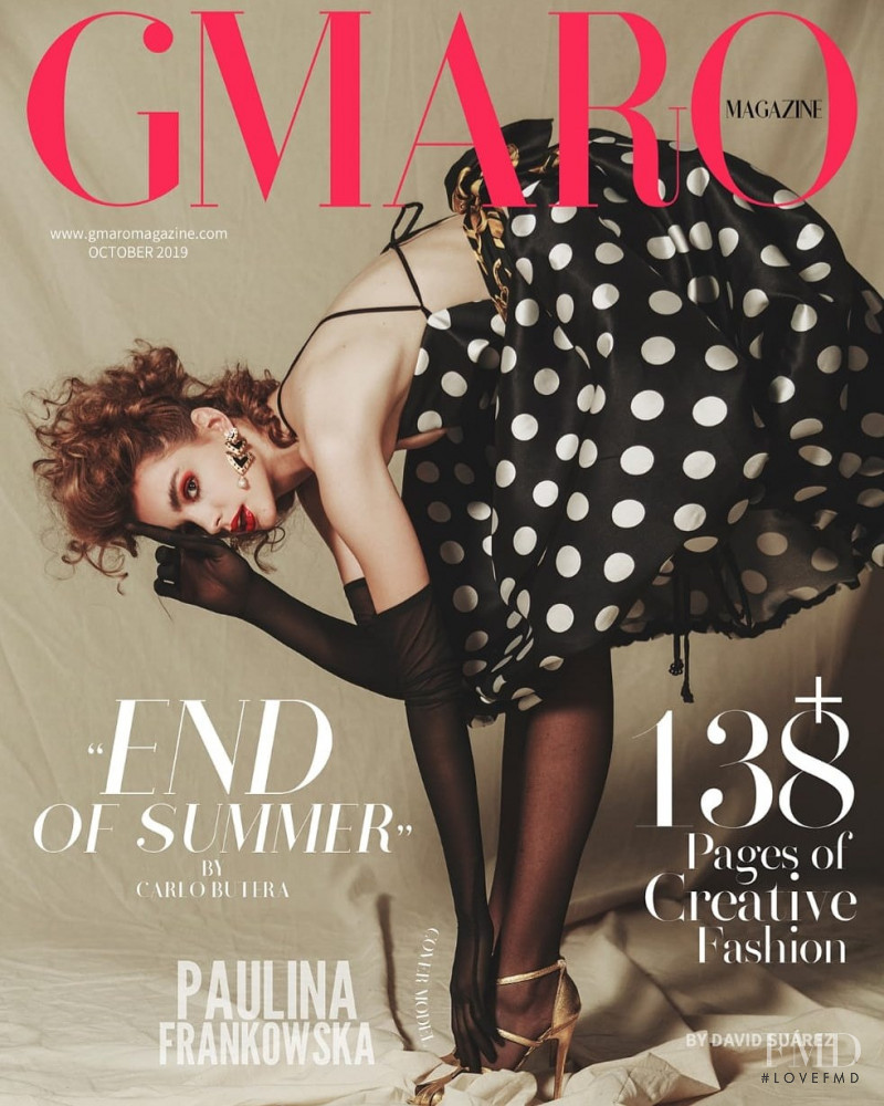 Paulina Frankowska featured on the Gmaro Magazine cover from October 2019