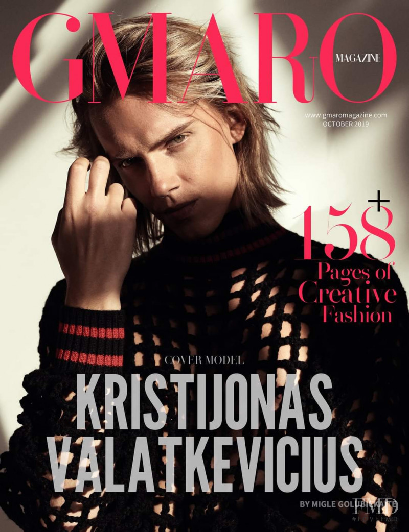 Kristijonas Valatkevicius featured on the Gmaro Magazine cover from October 2019