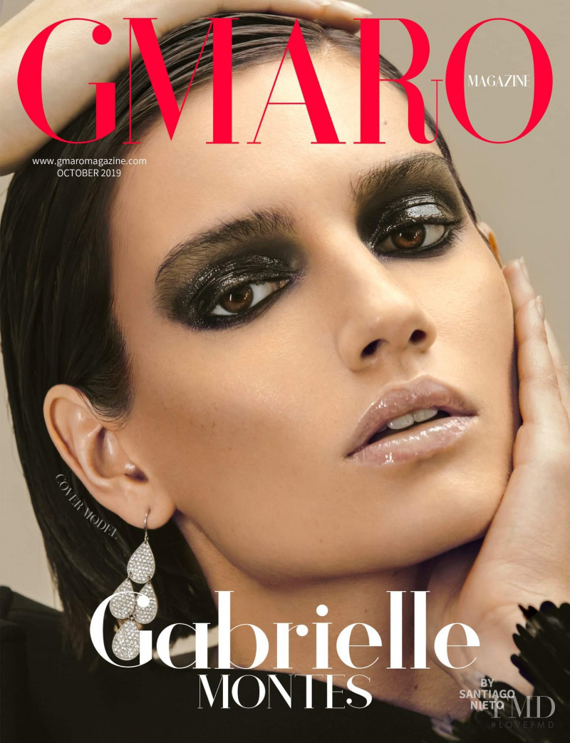 Gabrielle Montes featured on the Gmaro Magazine cover from October 2019