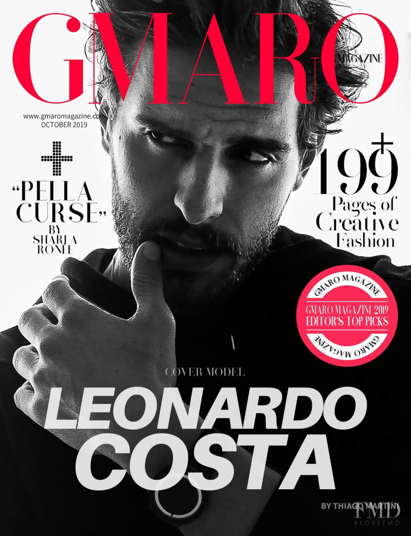 Leonardo Costa featured on the Gmaro Magazine cover from October 2019
