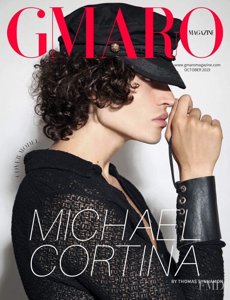 Michael Cortina featured on the Gmaro Magazine cover from October 2019