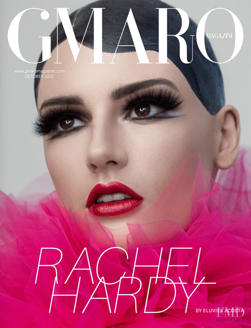 Rachel Hardy featured on the Gmaro Magazine cover from October 2019