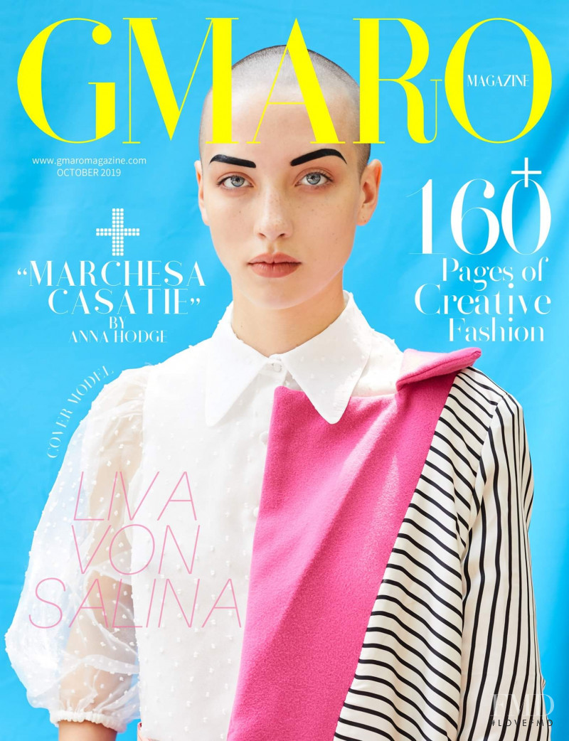 Liva Von Salina featured on the Gmaro Magazine cover from October 2019