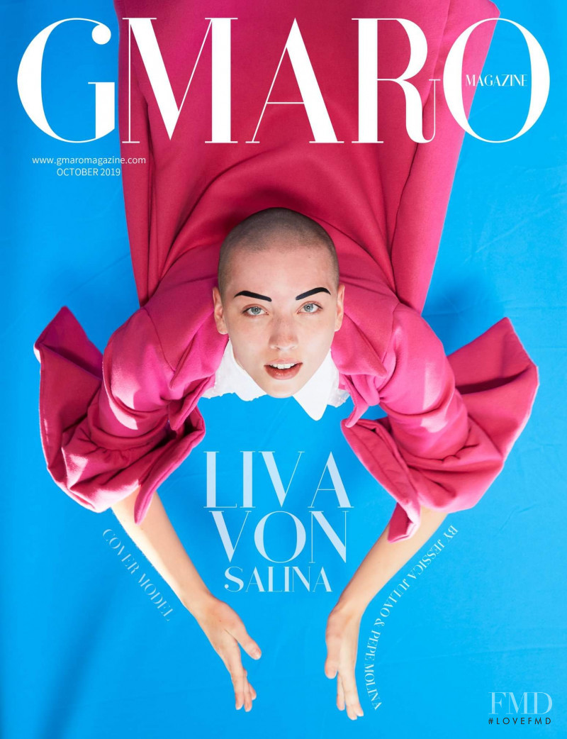 Liva Von Salina featured on the Gmaro Magazine cover from October 2019
