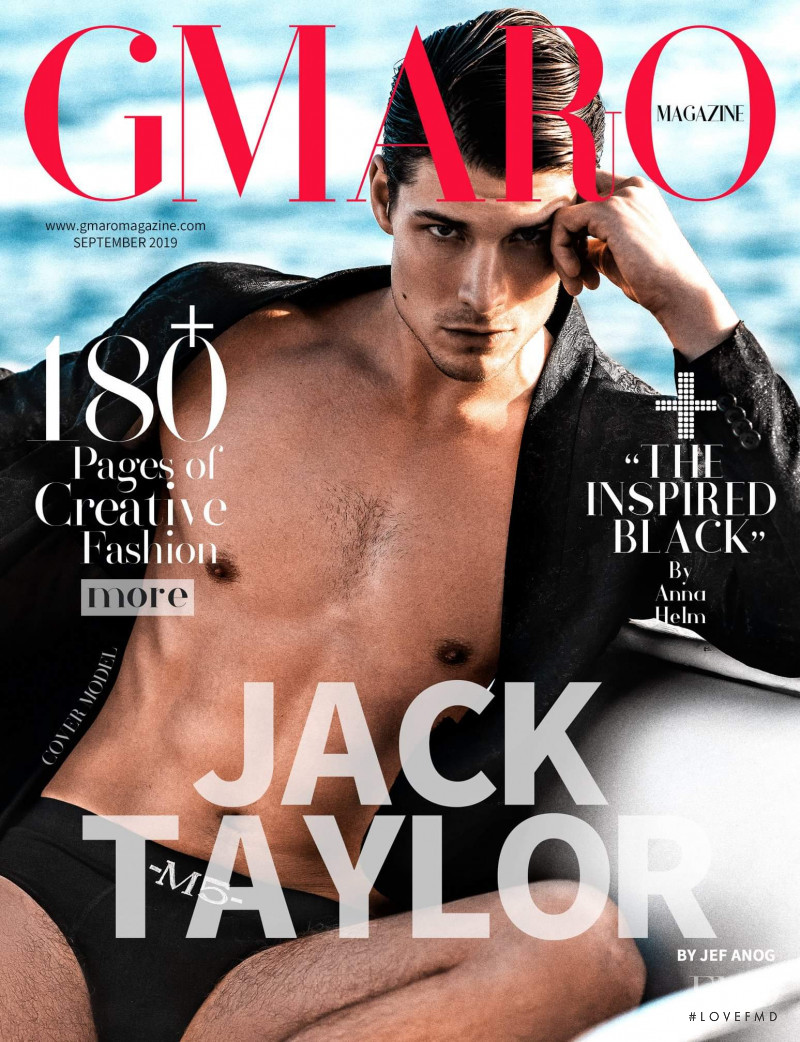 Jack Taylor featured on the Gmaro Magazine cover from September 2019