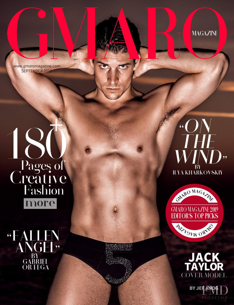 Jack Taylor featured on the Gmaro Magazine cover from September 2019