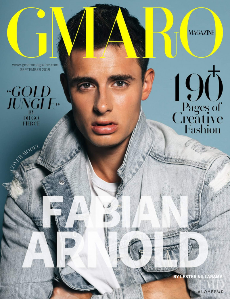 Fabian Arnold featured on the Gmaro Magazine cover from September 2019