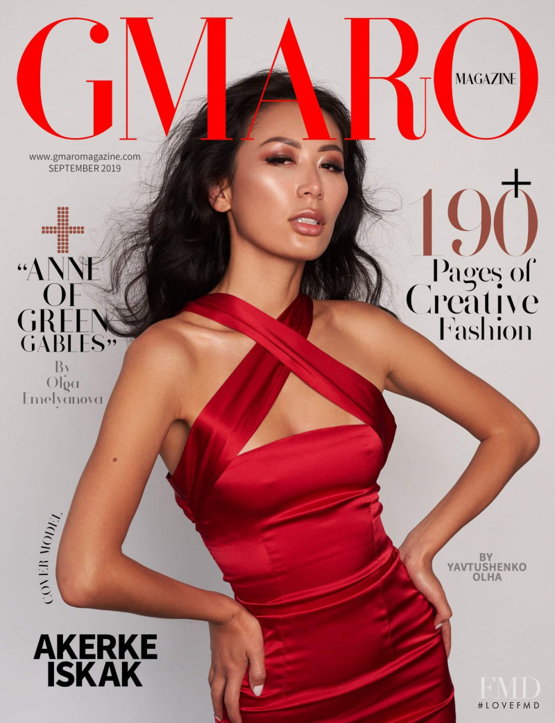 Akerke Iskak featured on the Gmaro Magazine cover from September 2019