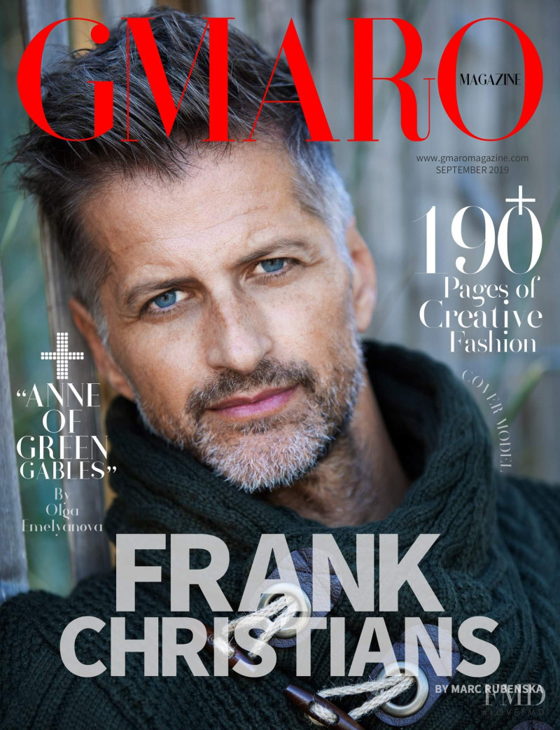 Frank Christians featured on the Gmaro Magazine cover from September 2019