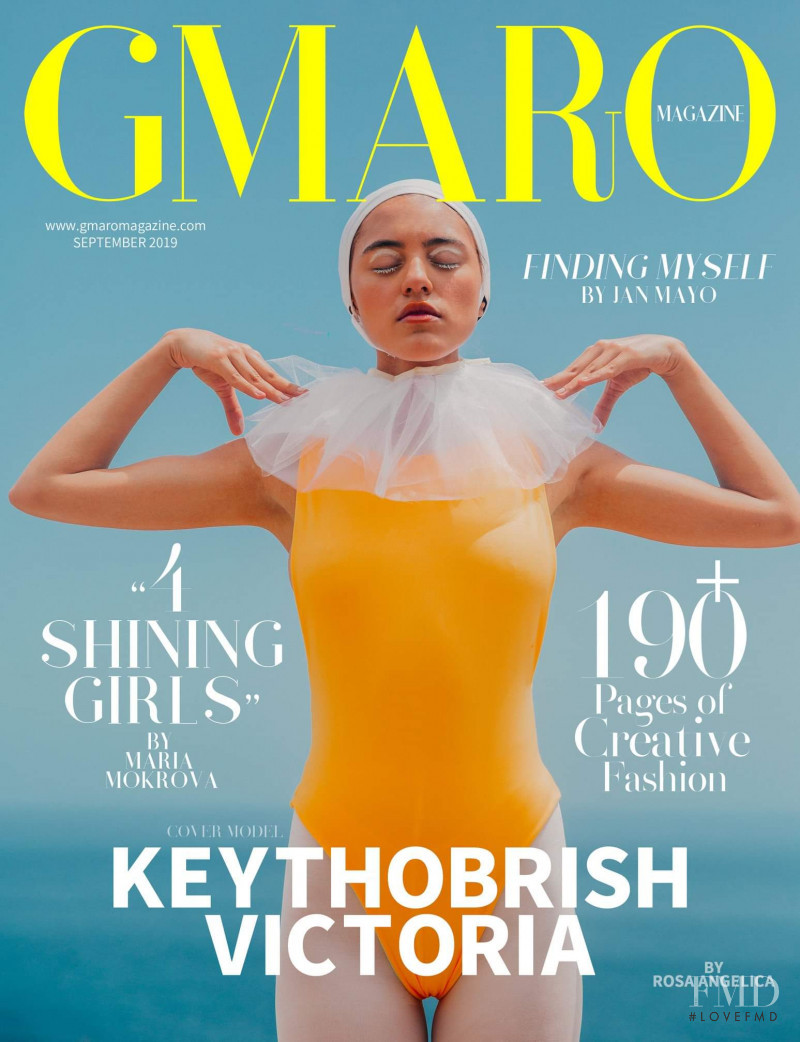 Victoria Keythobrish featured on the Gmaro Magazine cover from September 2019