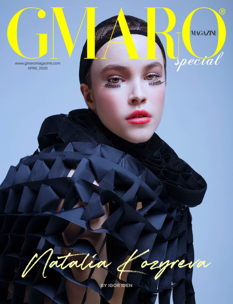 Natalia Kozyreva featured on the Gmaro Magazine cover from April 2020