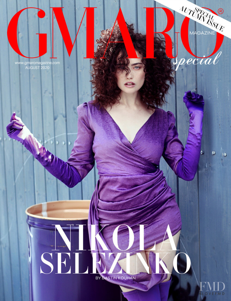 Nikola Selezinko featured on the Gmaro Magazine cover from August 2020